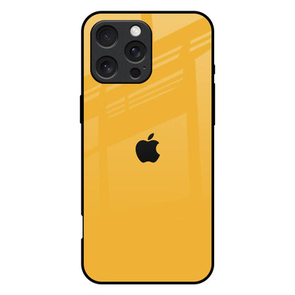 Fluorescent Yellow iPhone 16 Pro Max Glass Back Cover Online