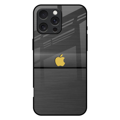 Grey Metallic Glass iPhone 16 Pro Max Glass Back Cover Online