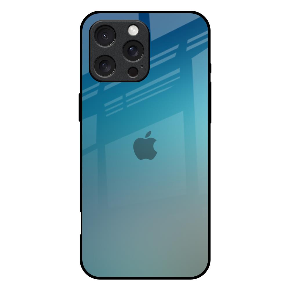 Sea Theme Gradient iPhone 16 Pro Max Glass Back Cover Online