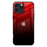 Maroon Faded iPhone 16 Pro Max Glass Back Cover Online
