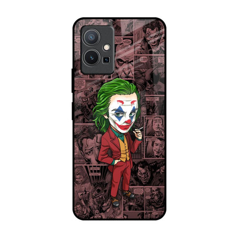 Joker Cartoon IQOO Z6 5G Glass Back Cover Online