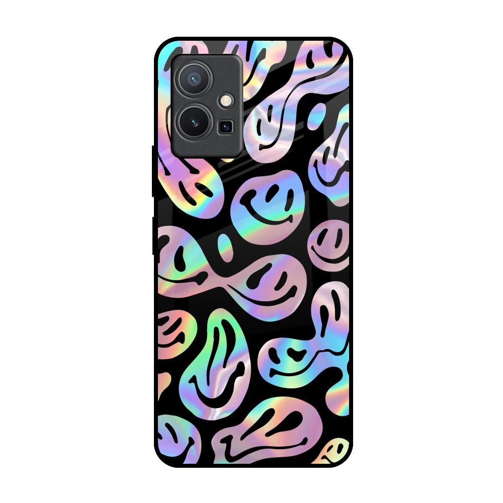 Acid Smile IQOO Z6 5G Glass Back Cover Online
