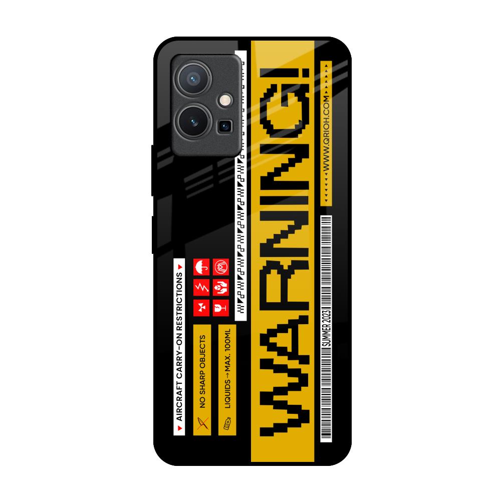 Aircraft Warning IQOO Z6 5G Glass Back Cover Online