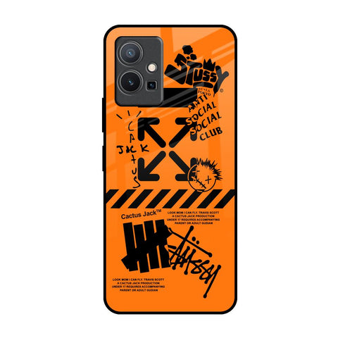 Anti Social Club IQOO Z6 5G Glass Back Cover Online