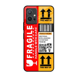 Handle With Care IQOO Z6 5G Glass Back Cover Online