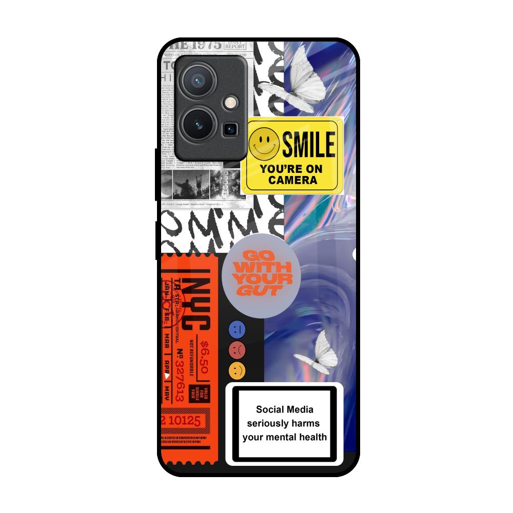 Smile for Camera IQOO Z6 5G Glass Back Cover Online