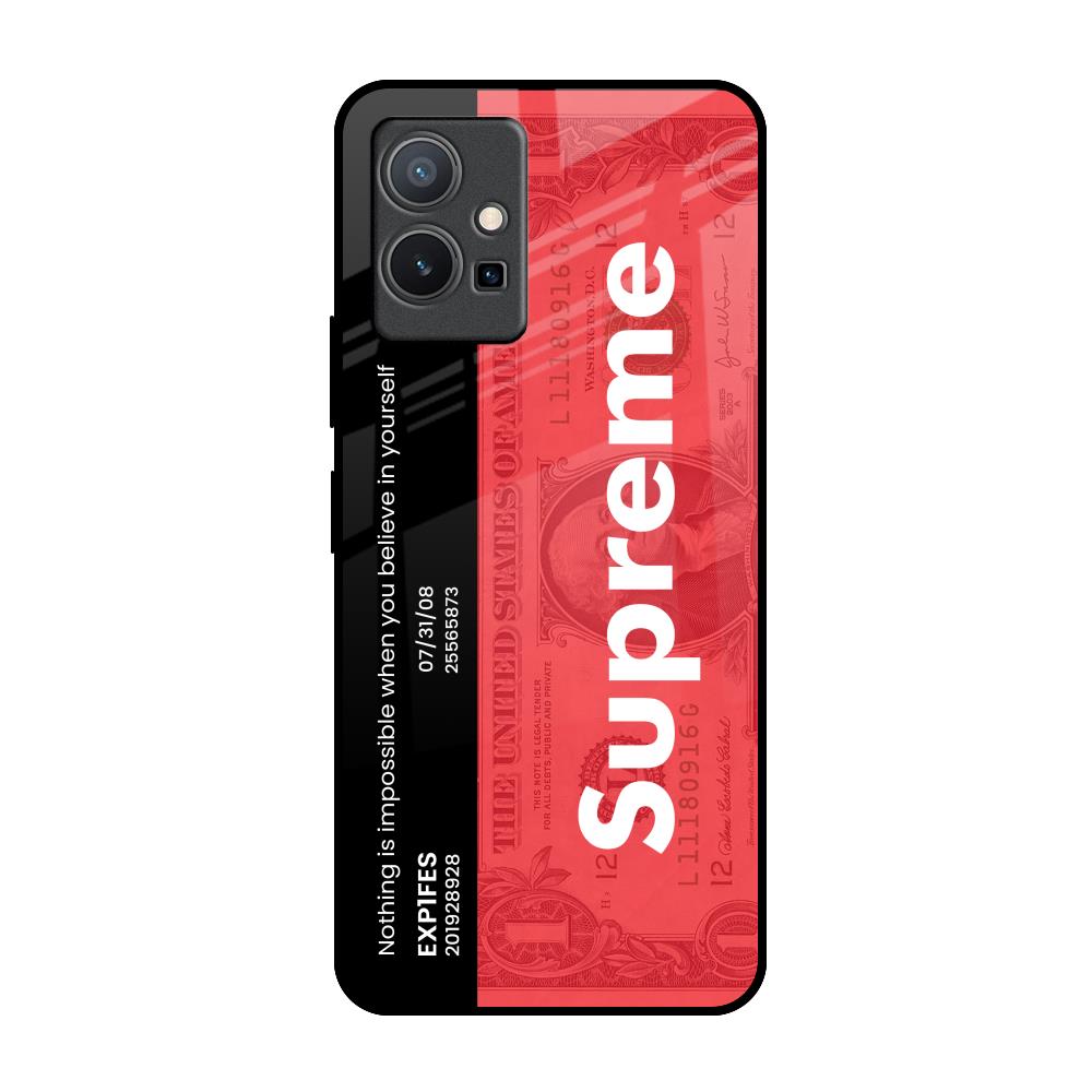 Supreme Ticket IQOO Z6 5G Glass Back Cover Online