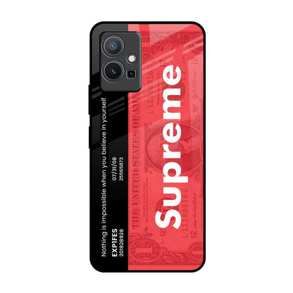 Supreme Ticket IQOO Z6 5G Glass Back Cover Online
