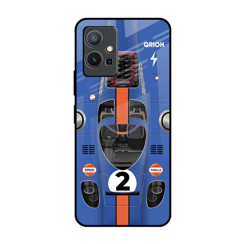 Car Adiction IQOO Z6 5G Glass Back Cover Online