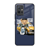Adventurous Bear IQOO Z6 5G Glass Back Cover Online