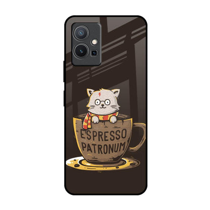 Tea With Kitty IQOO Z6 5G Glass Back Cover Online