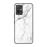 Modern White Marble IQOO Z6 5G Glass Back Cover Online