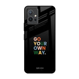 Go Your Own Way IQOO Z6 5G Glass Back Cover Online