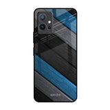 Multicolor Wooden Effect IQOO Z6 5G Glass Back Cover Online
