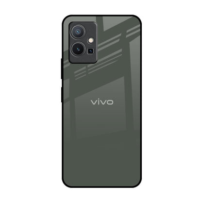 Charcoal IQOO Z6 5G Glass Back Cover Online