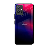 Blue Ombre IQOO Z6 5G Glass Back Cover Online