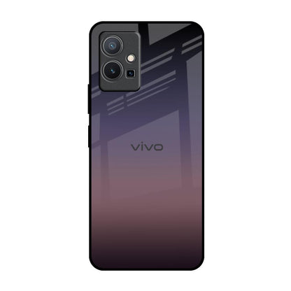Grey Ombre IQOO Z6 5G Glass Back Cover Online