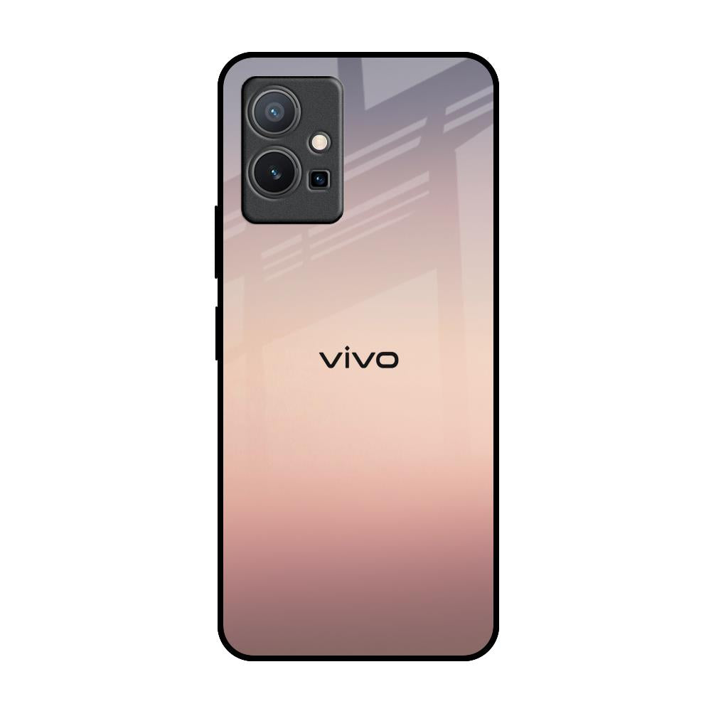 Golden Mauve IQOO Z6 5G Glass Back Cover Online