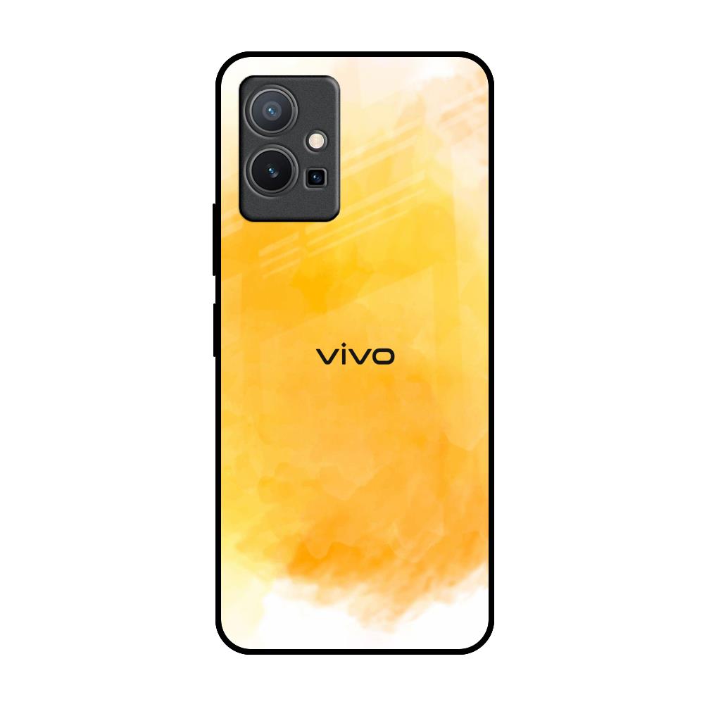Rustic Orange IQOO Z6 5G Glass Back Cover Online