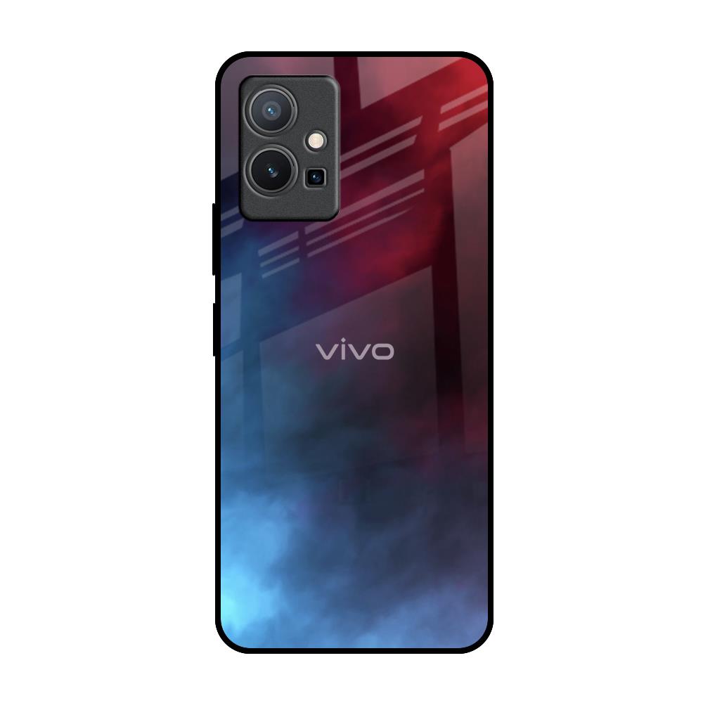 Smokey Watercolor IQOO Z6 5G Glass Back Cover Online