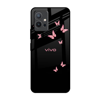 Fly Butterfly IQOO Z6 5G Glass Back Cover Online