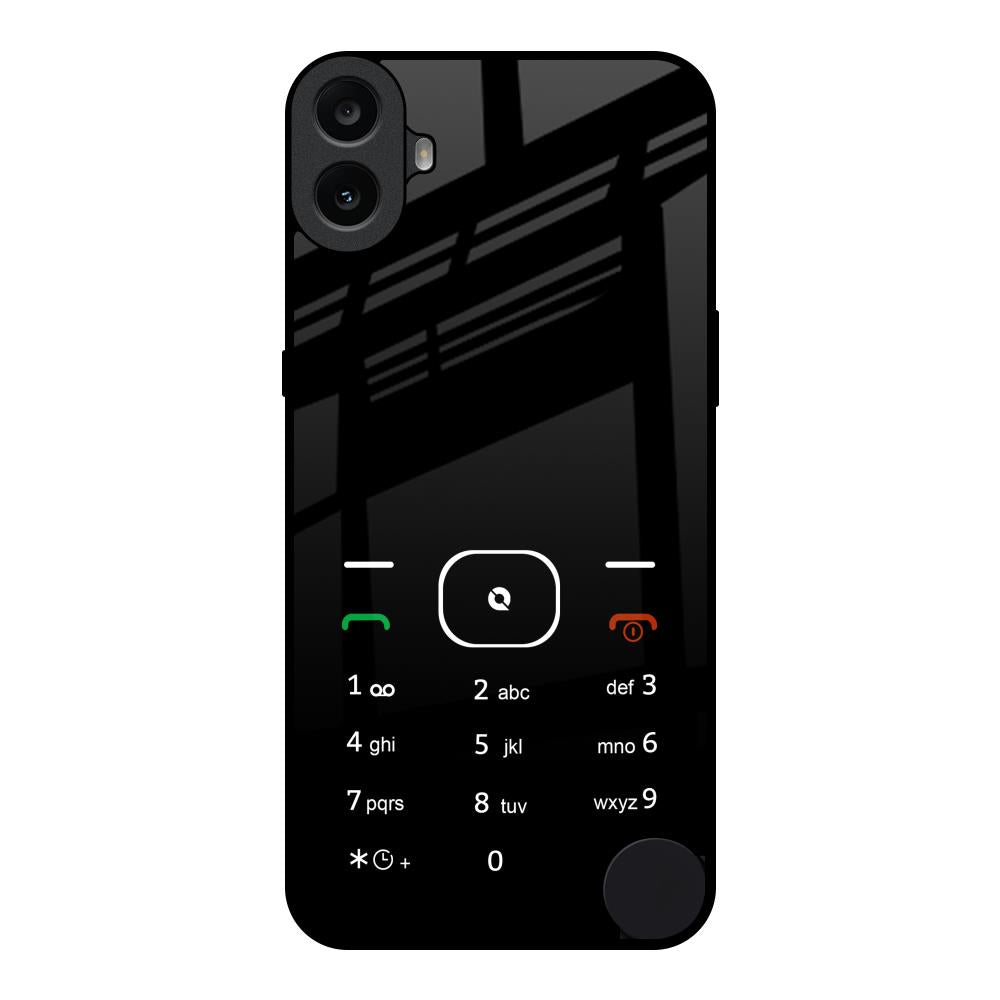 Classic Keypad Pattern Nothing CMF Phone 1 Glass Back Cover Online