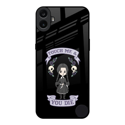 Touch Me & You Die Nothing CMF Phone 1 Glass Back Cover Online