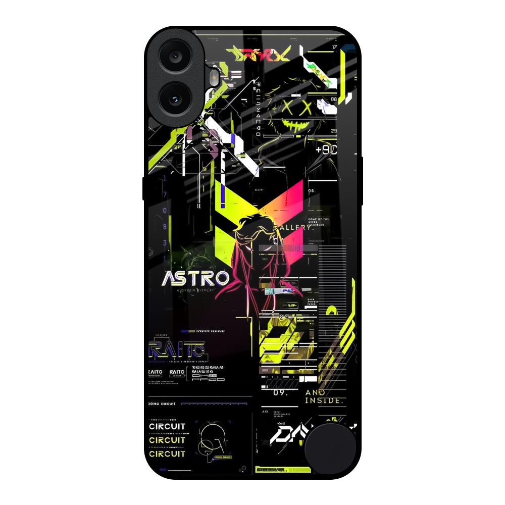Astro Glitch Nothing CMF Phone 1 Glass Back Cover Online