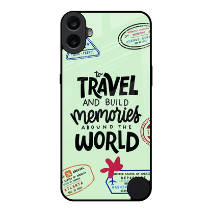 Travel Stamps Nothing CMF Phone 1 Glass Back Cover Online