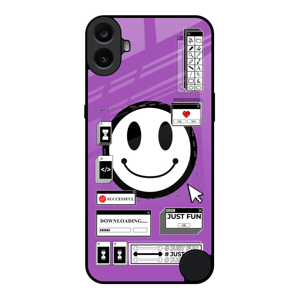 Code with Smile Nothing CMF Phone 1 Glass Back Cover Online