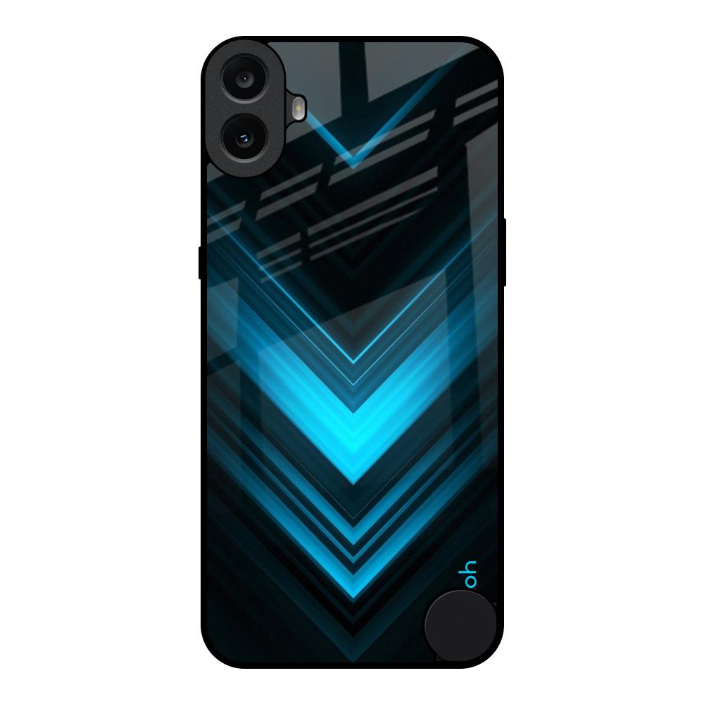 Vertical Blue Arrow Nothing CMF Phone 1 Glass Back Cover Online
