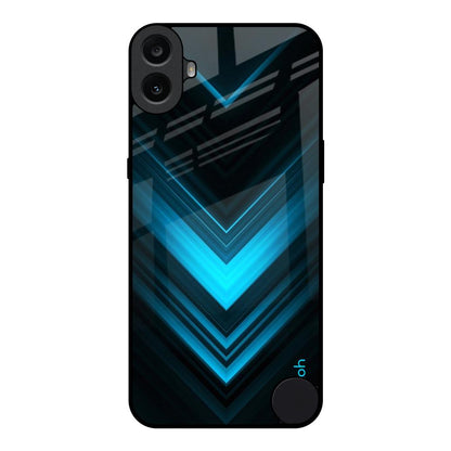 Vertical Blue Arrow Nothing CMF Phone 1 Glass Back Cover Online