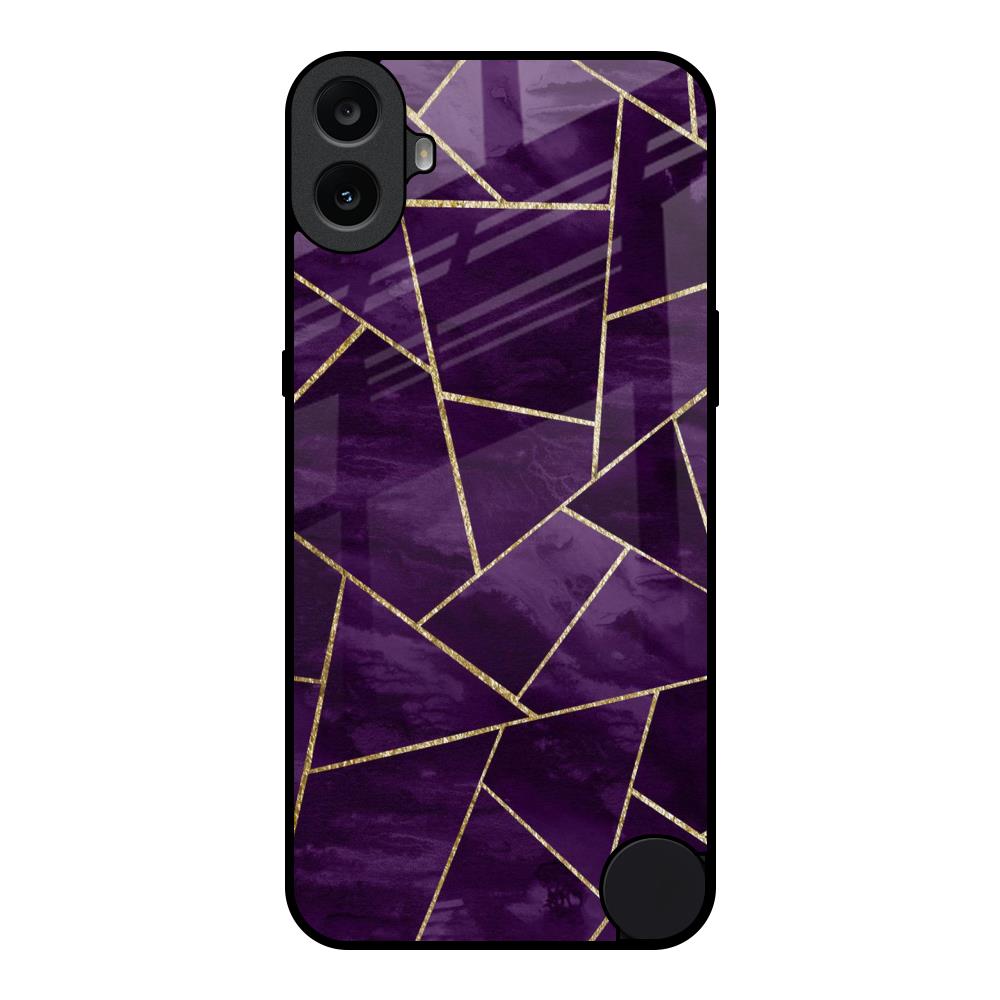 Geometric Purple Nothing CMF Phone 1 Glass Back Cover Online