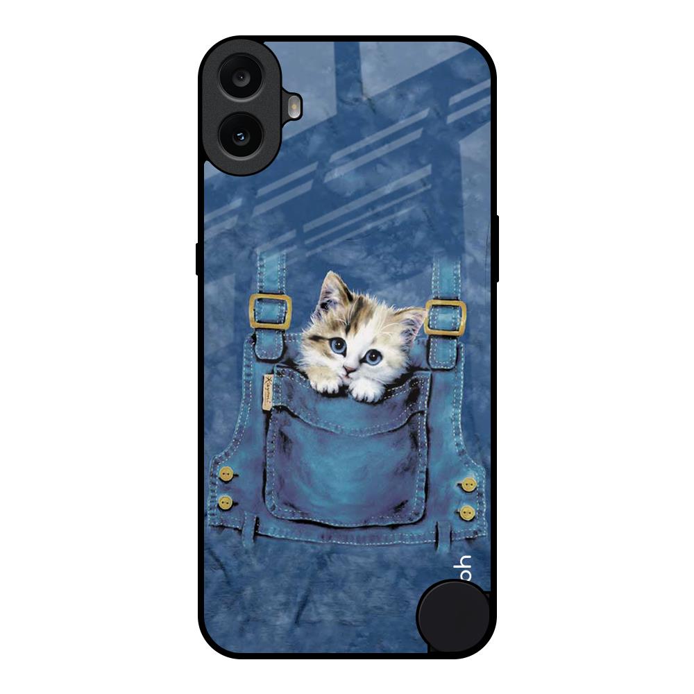 Kitty In Pocket Nothing CMF Phone 1 Glass Back Cover Online