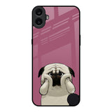 Funny Pug Face Nothing CMF Phone 1 Glass Back Cover Online