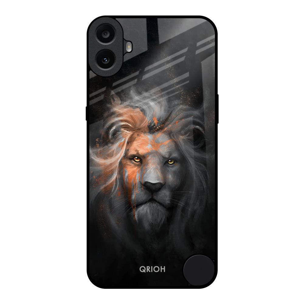 Devil Lion Nothing CMF Phone 1 Glass Back Cover Online