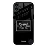 Dope In Life Nothing CMF Phone 1 Glass Back Cover Online