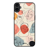 Abstract Faces Nothing CMF Phone 1 Glass Back Cover Online