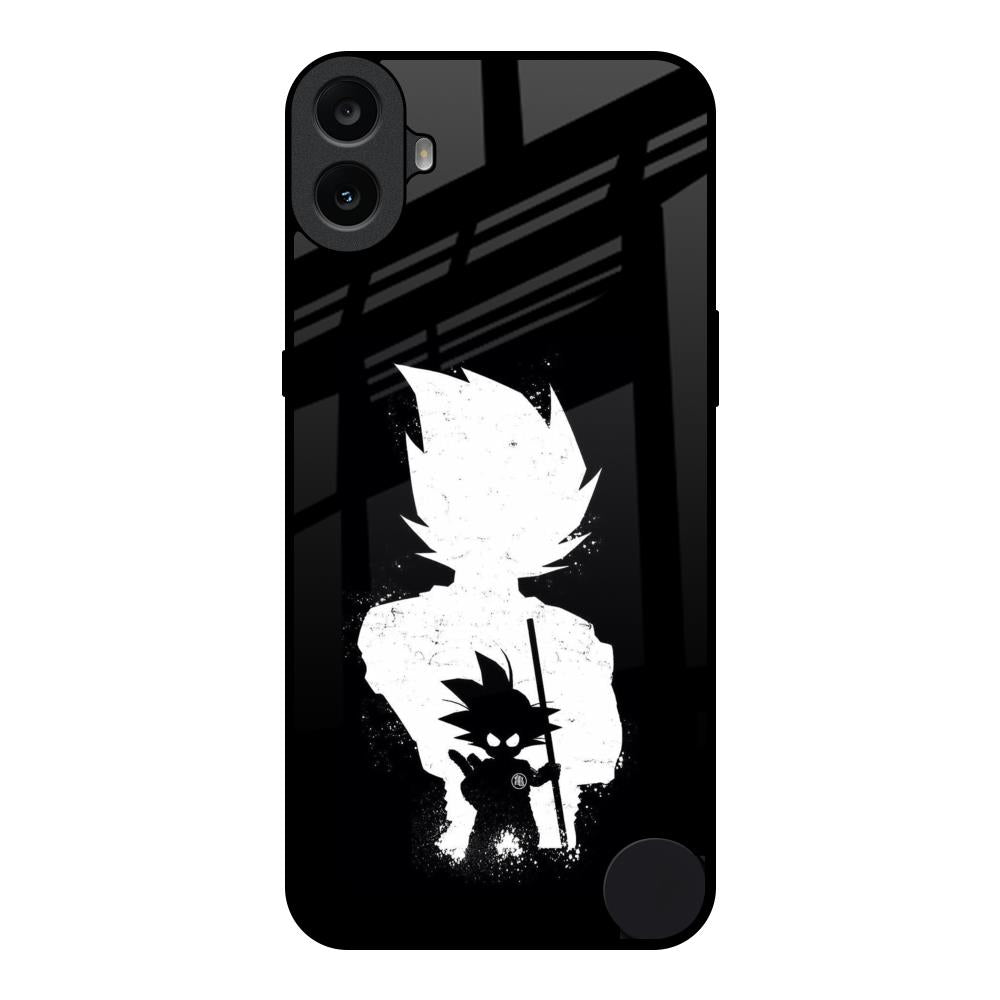Monochrome Goku Nothing CMF Phone 1 Glass Back Cover Online