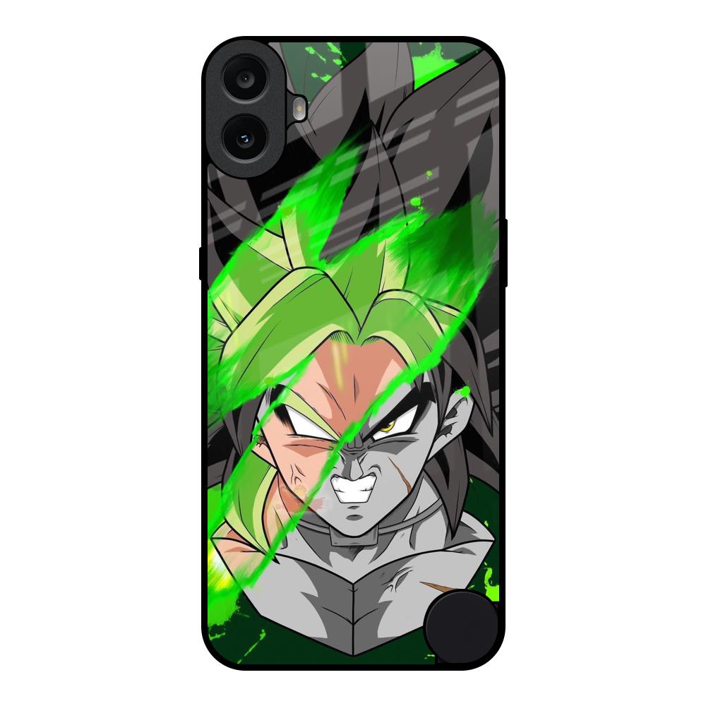 Anime Green Splash Nothing CMF Phone 1 Glass Back Cover Online