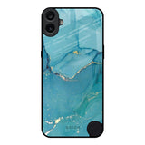 Blue Golden Glitter Nothing CMF Phone 1 Glass Back Cover Online