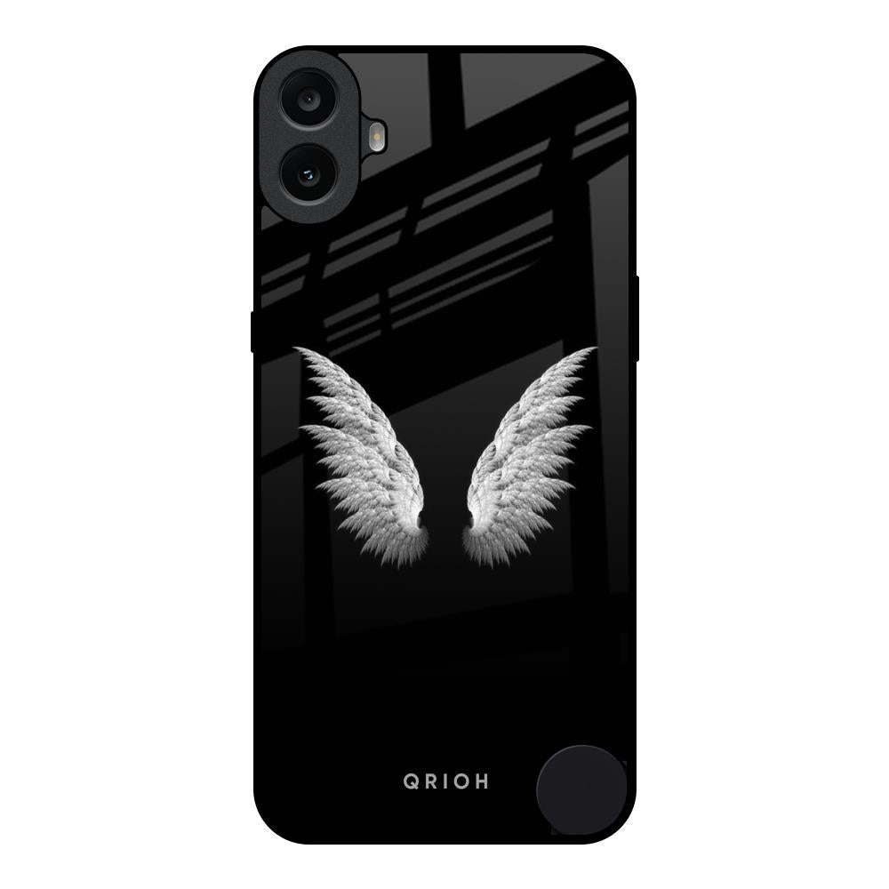 White Angel Wings Nothing CMF Phone 1 Glass Back Cover Online