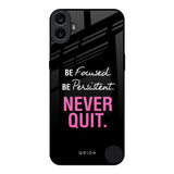 Be Focused Nothing CMF Phone 1 Glass Back Cover Online