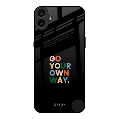 Go Your Own Way Nothing CMF Phone 1 Glass Back Cover Online