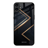 Sleek Golden & Navy Nothing CMF Phone 1 Glass Back Cover Online