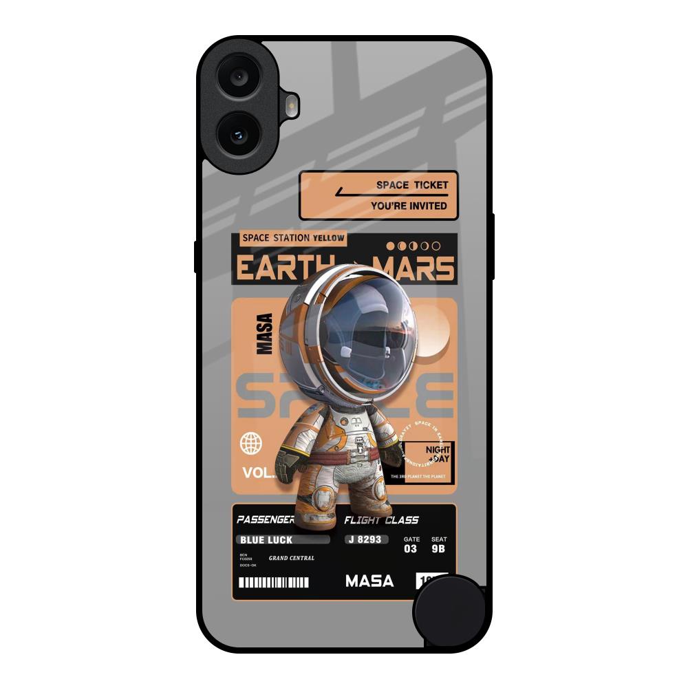 Space Ticket Nothing CMF Phone 1 Glass Back Cover Online