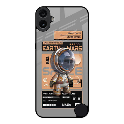 Space Ticket Nothing CMF Phone 1 Glass Back Cover Online