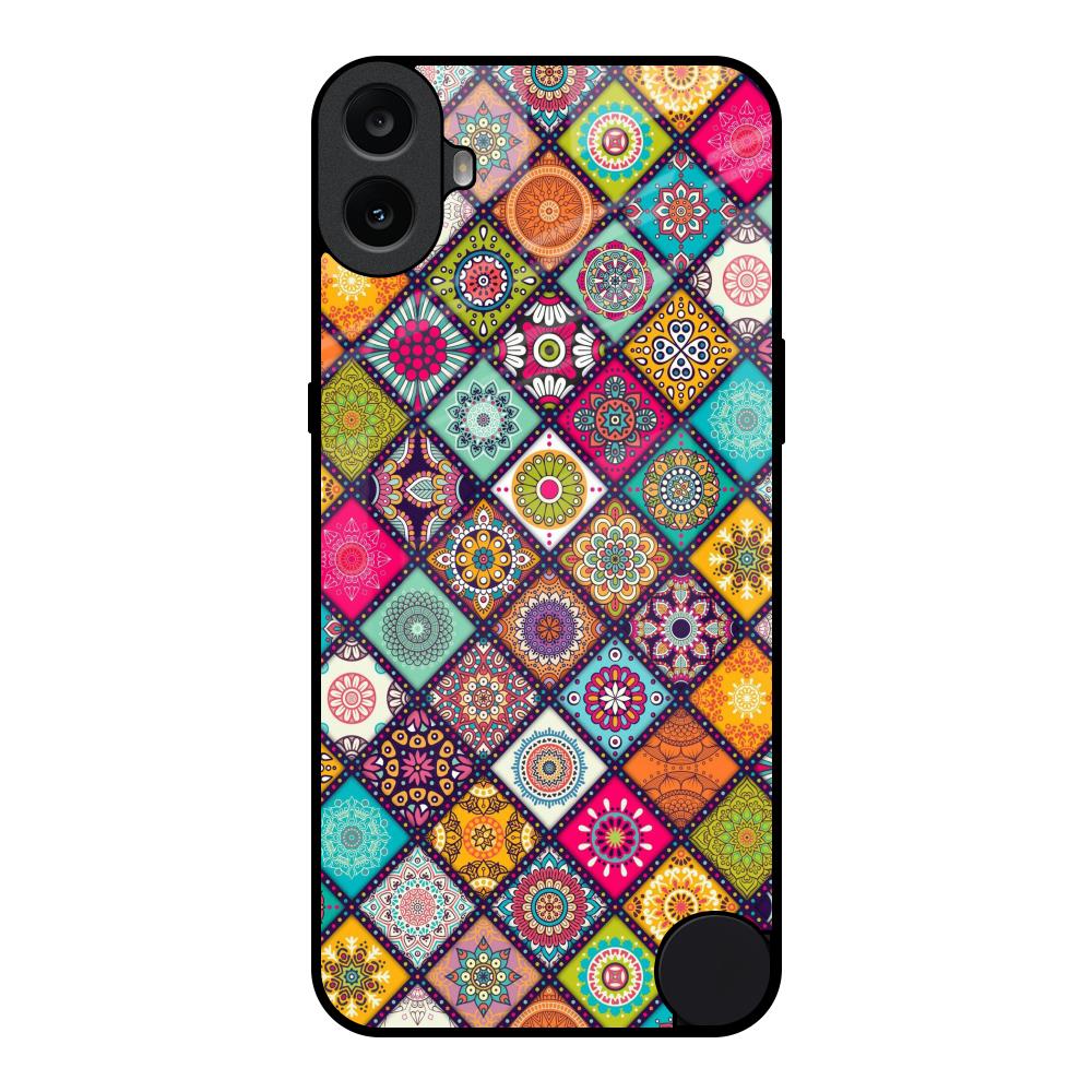 Multicolor Mandala Nothing CMF Phone 1 Glass Back Cover Online