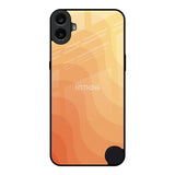 Orange Curve Pattern Nothing CMF Phone 1 Glass Back Cover Online