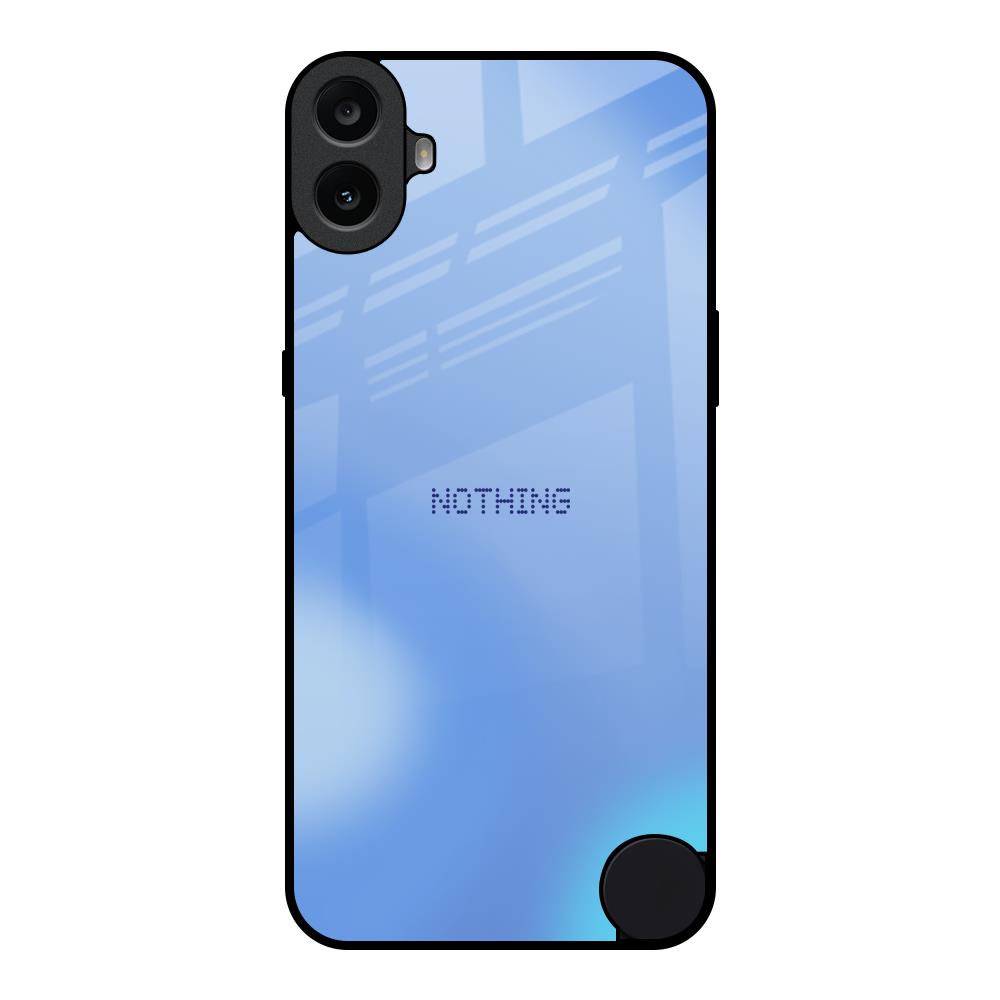Vibrant Blue Texture Nothing CMF Phone 1 Glass Back Cover Online